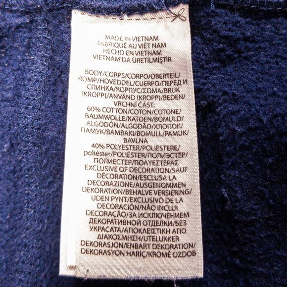 Polo Ralph Lauren P Patch Sweatpants Men’s Medium Navy Fleece Joggers Tapered - Picture 8 of 11